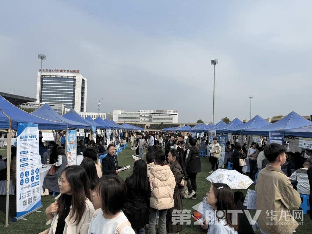 双选会现场。记者 秦思思 摄